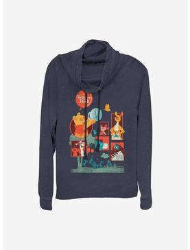 Disney Winnie The Pooh And Friends Cowlneck Long-Sleeve Girls Top, , hi-res