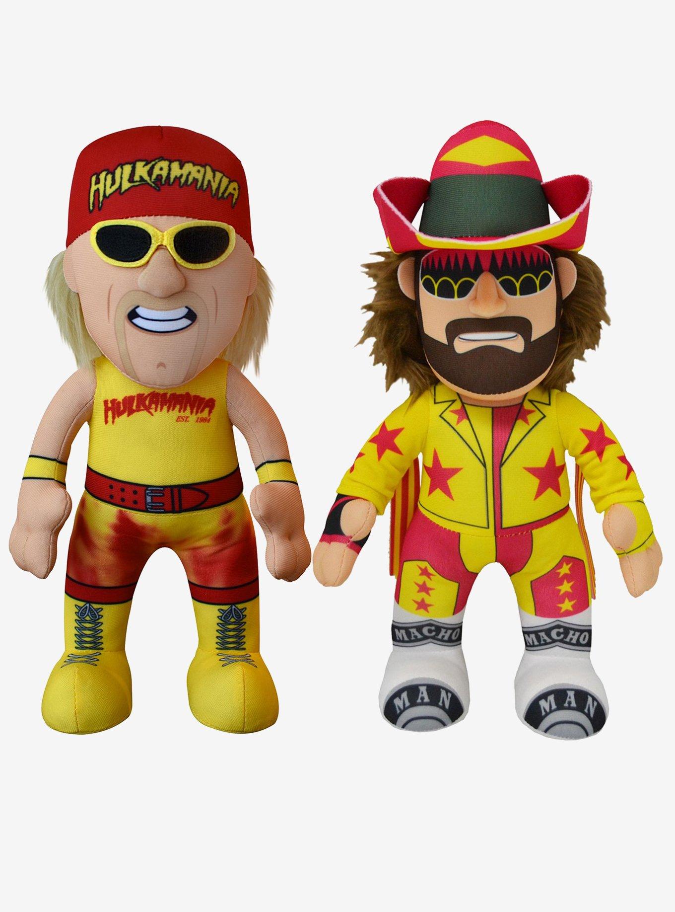 WWE 80s Legends Hulk Hogan and Randy Savage 10" Plush Bundle, , hi-res