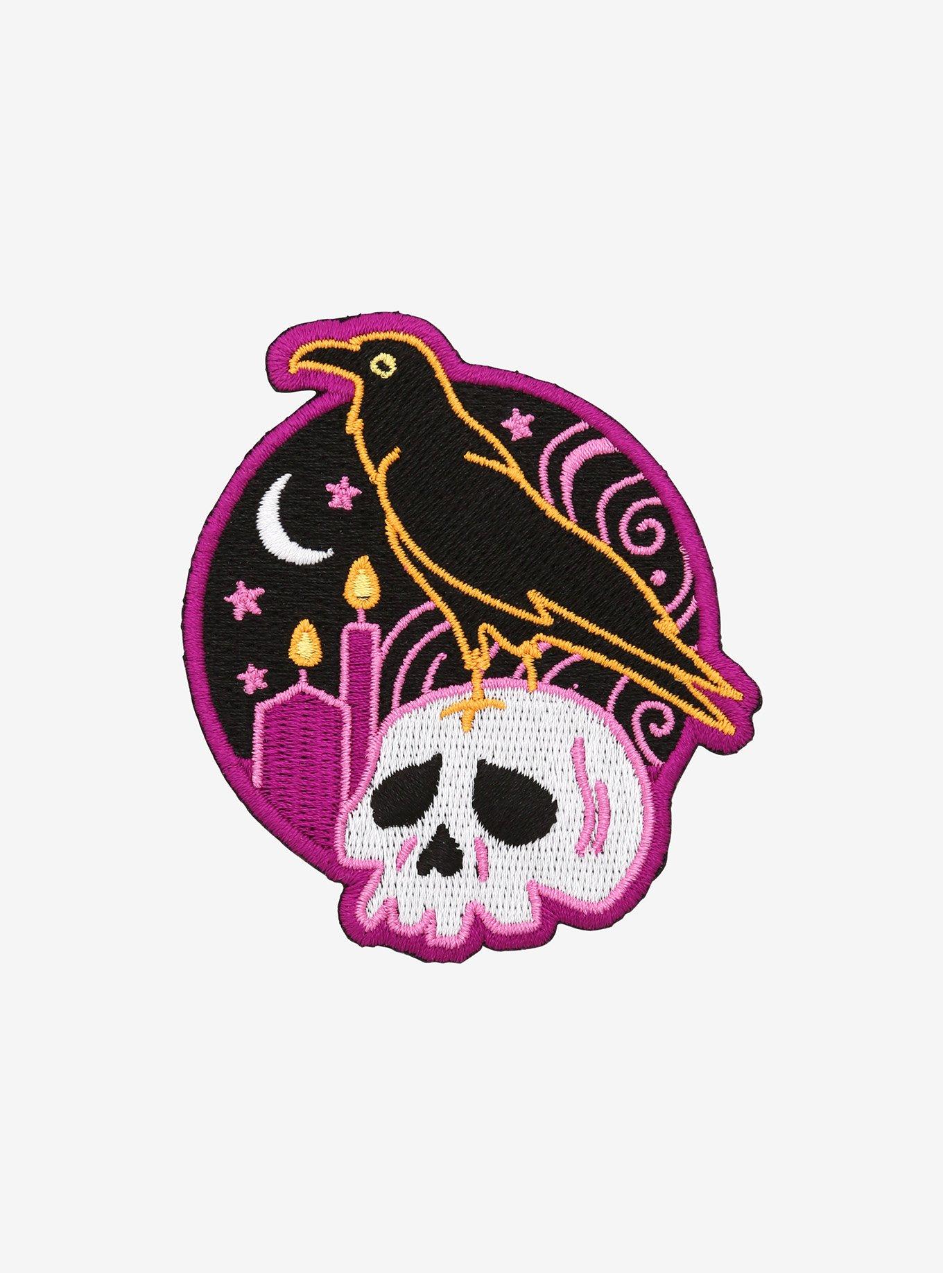 Crow Skull Patch, , hi-res