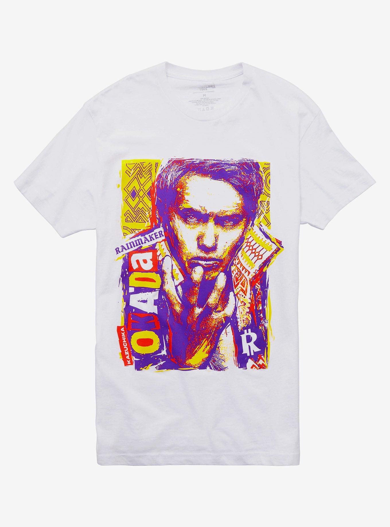 New Japan Pro-Wrestling Kazuchika Okada T-Shirt, BLACK, hi-res