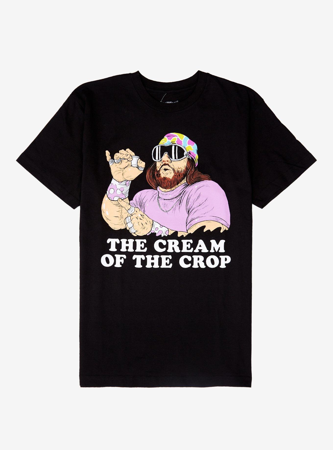 Pro-Wrestling The Cream Of The Crop T-Shirt, BLACK, hi-res