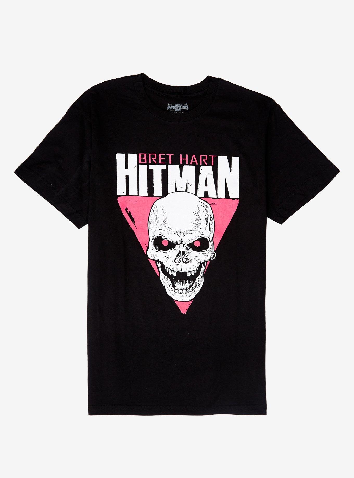 Pro-Wrestling Bret Hart Hitman T-Shirt, BLACK, hi-res