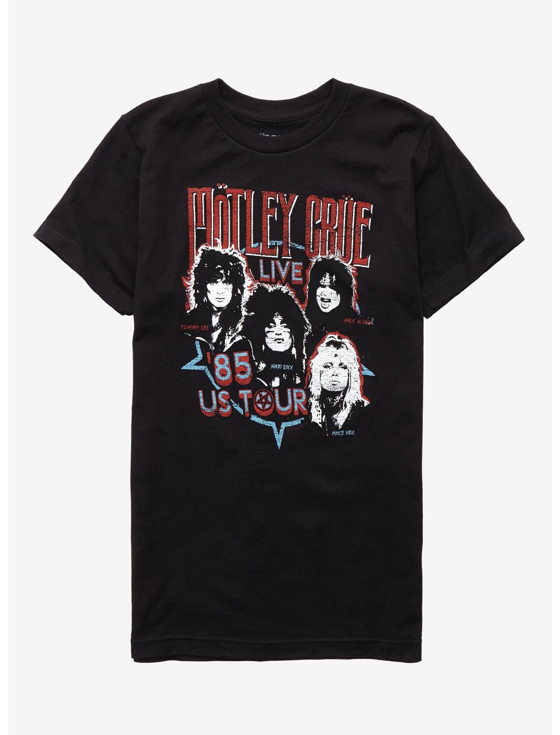 Motley Crue '85 Tour Girls T-shirt, BLACK, hi-res