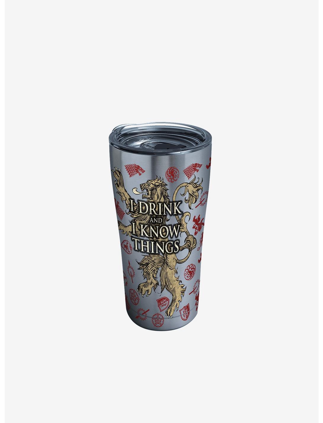 Game of Thrones 20oz Stainless Steel Tumbler With Lid, , hi-res