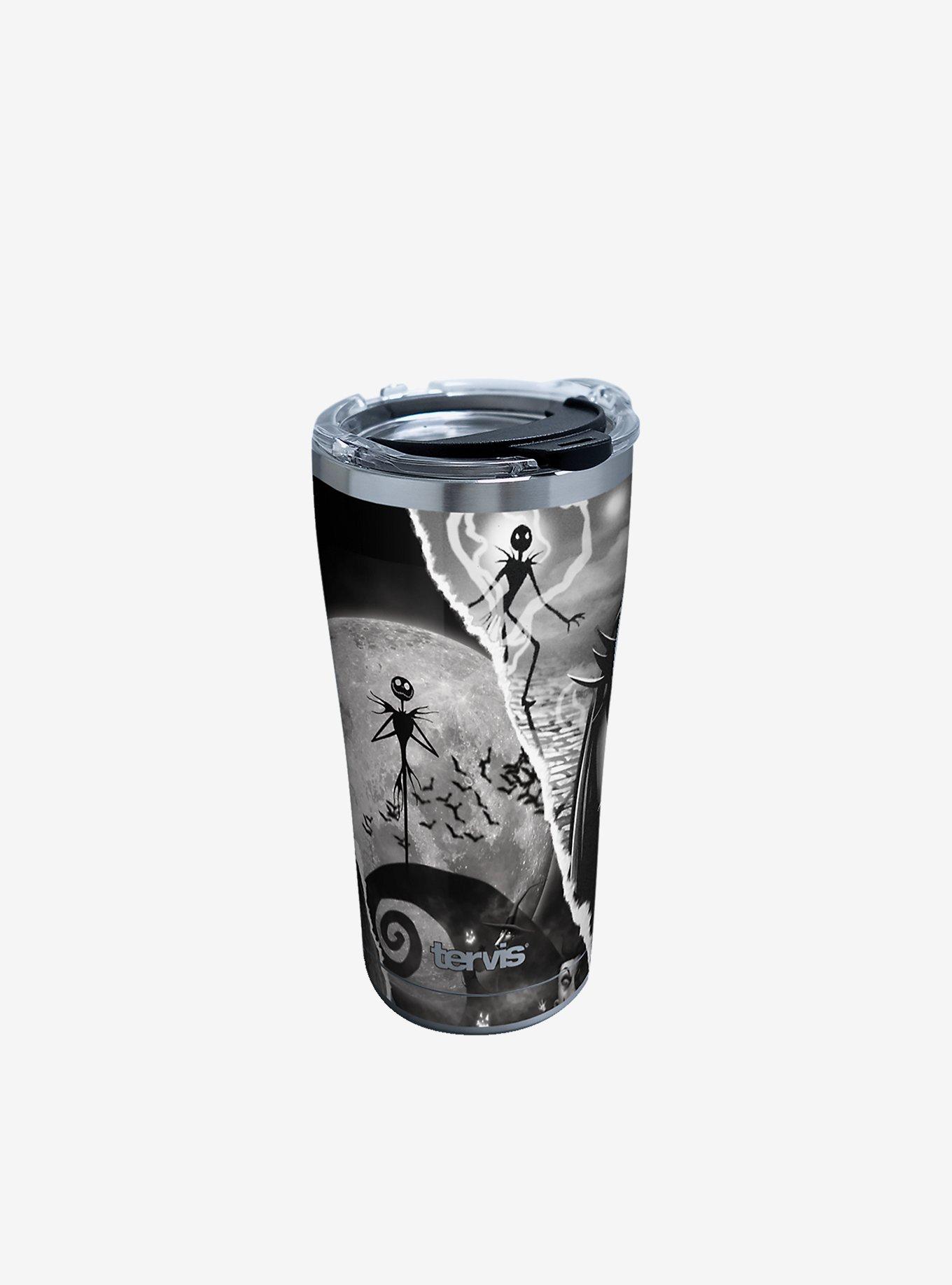 The Nightmare Before Christmas Torn Collage 20oz Stainless Steel Tumbler With Lid, , hi-res