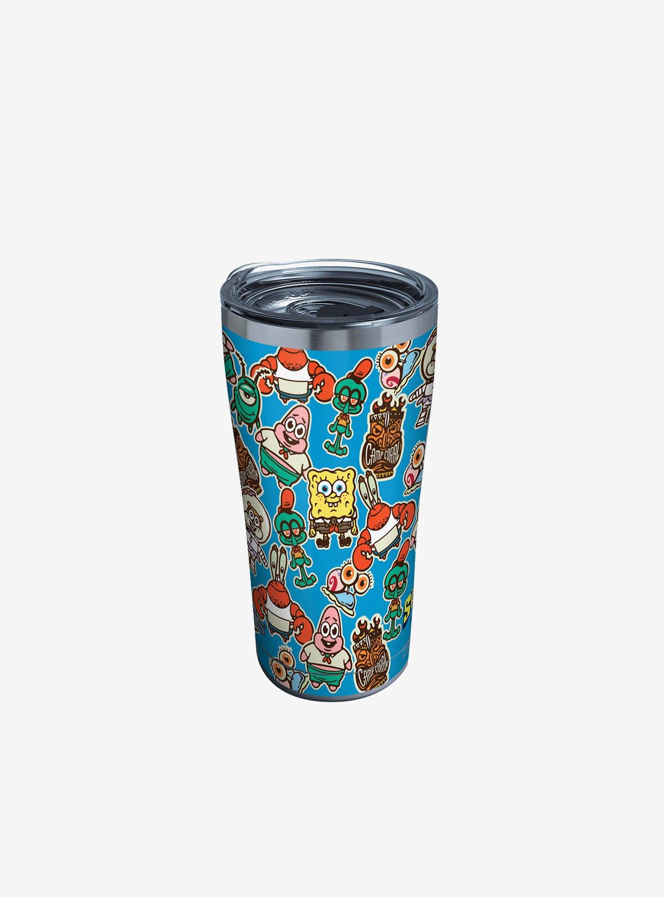 Spongebob Squarepants 20oz Stainless Steel Tumbler With Lid, , hi-res