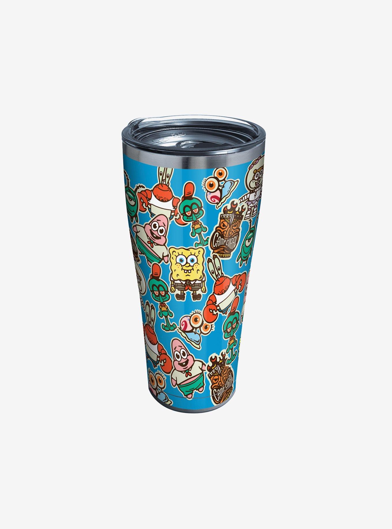 Spongebob Squarepants 30oz Stainless Steel Tumbler With Lid, , hi-res