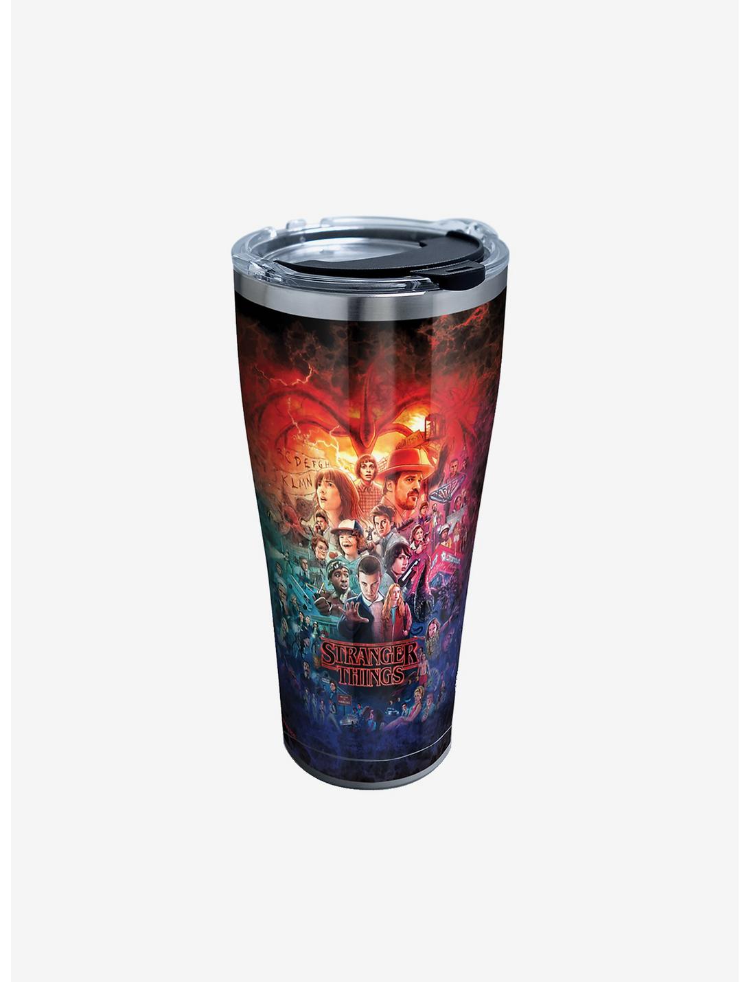 Stranger Things Montage 30oz Stainless Steel Tumbler With Lid, , hi-res