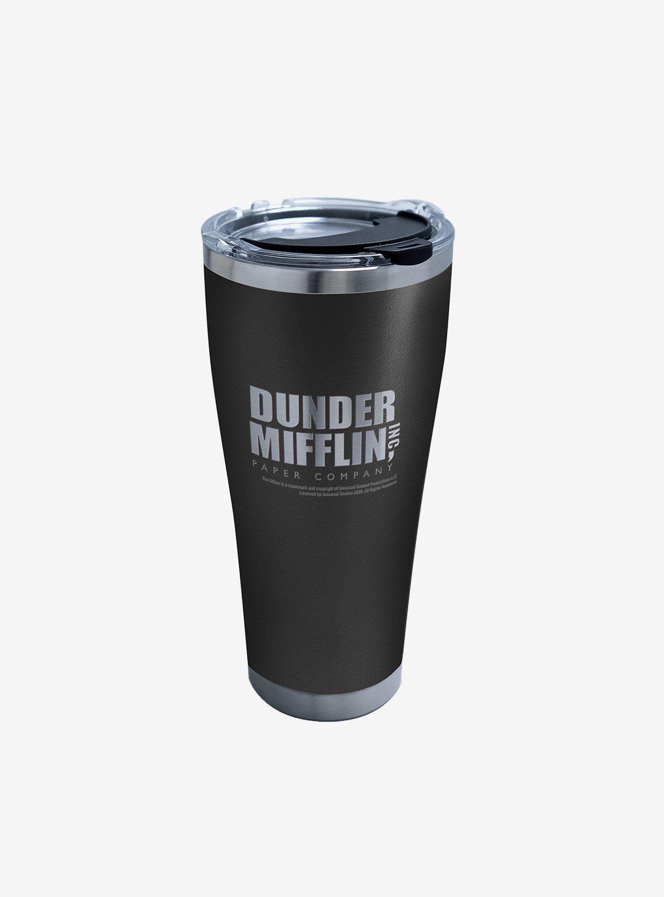 The Office Dunder Mifflin Etched 30oz Stainless Steel Tumbler With Lid, , hi-res