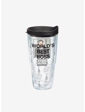 The Office Worlds Best Boss 24oz Classic Tumbler With Lid, , hi-res