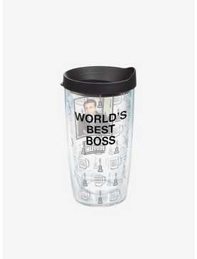 The Office Worlds Best Boss 16oz Classic Tumbler With Lid, , hi-res