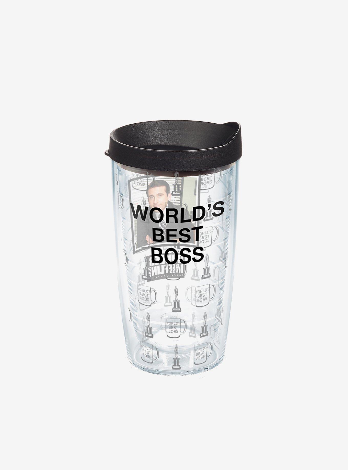 The Office Worlds Best Boss 16oz Classic Tumbler With Lid, , hi-res