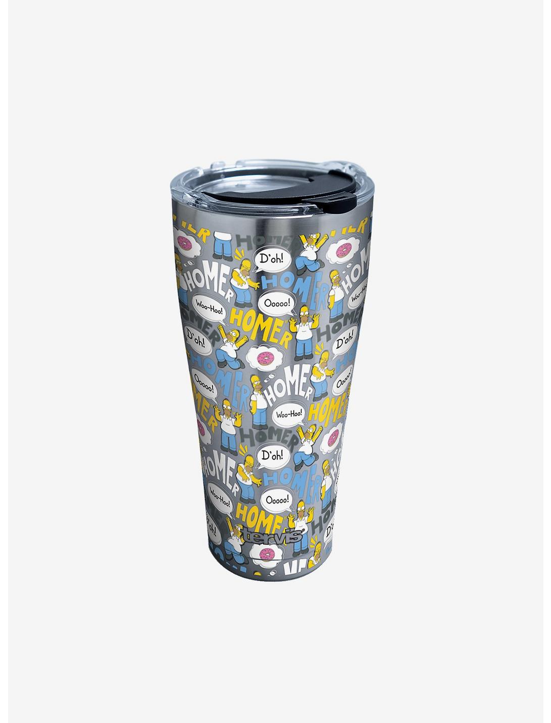 The Simpsons Homer 30oz Stainless Steel Tumbler With Lid, , hi-res