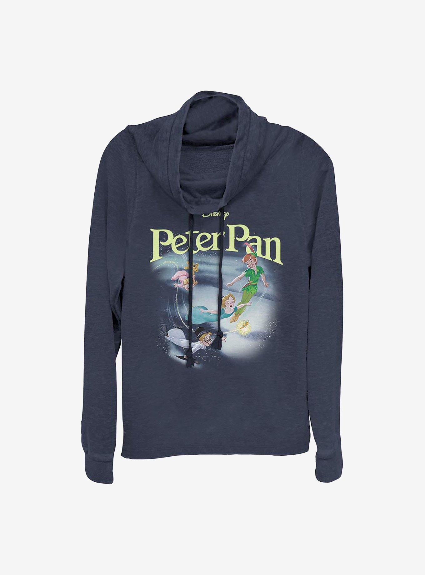 Disney Peter Pan Classic Pan Cowlneck Long-Sleeve Girls Top, , hi-res