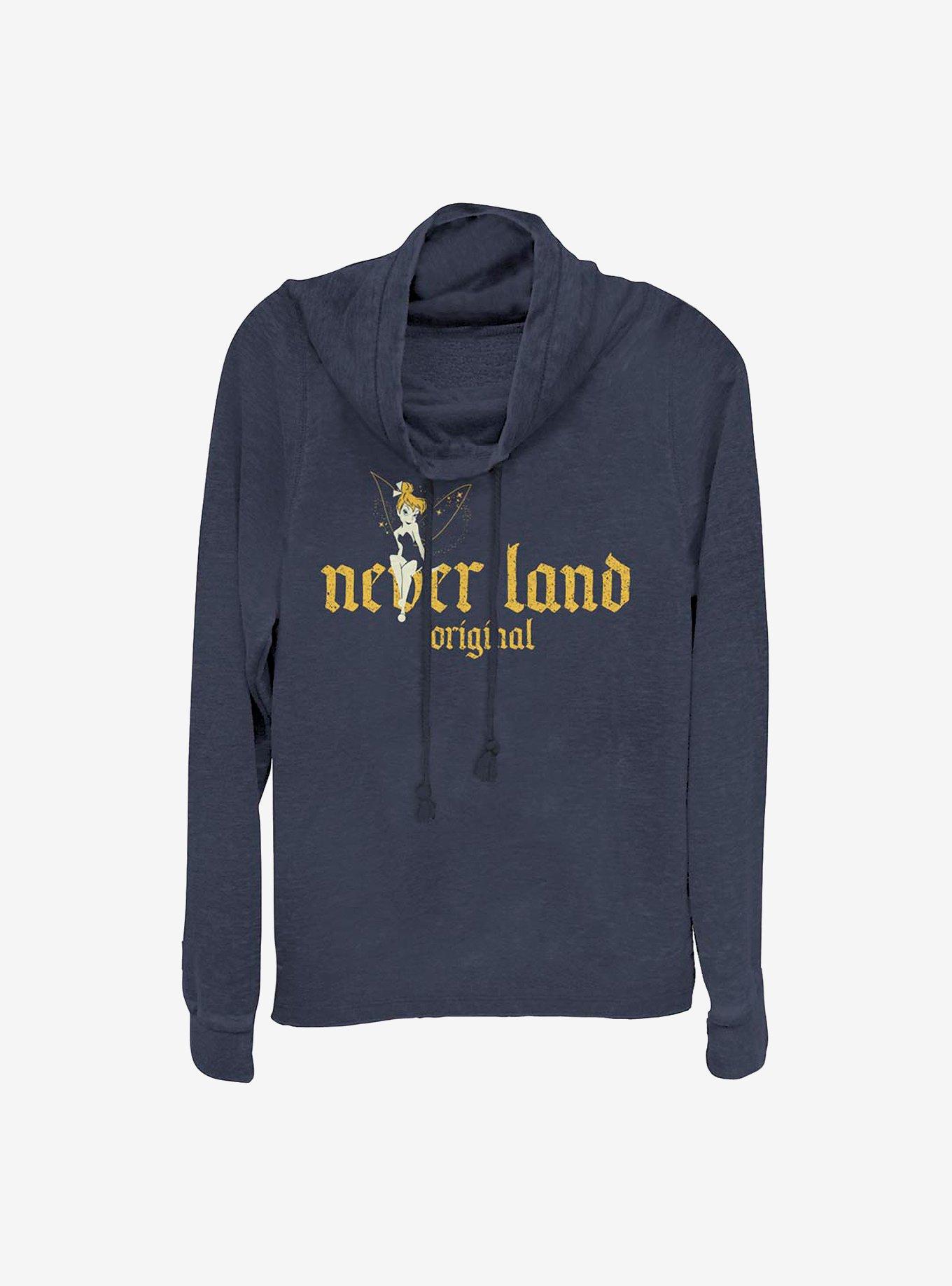 Disney Tinker Bell Neverland Original Cowlneck Long-Sleeve Girls Top, , hi-res