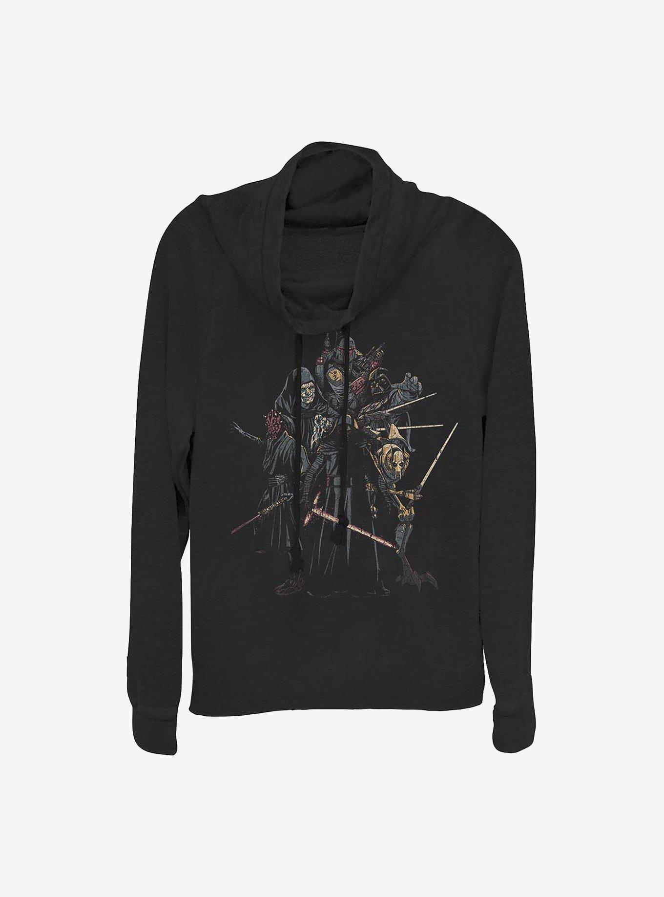 Star Wars Darkside Main Players Cowlneck Long-Sleeve Girls Top, , hi-res