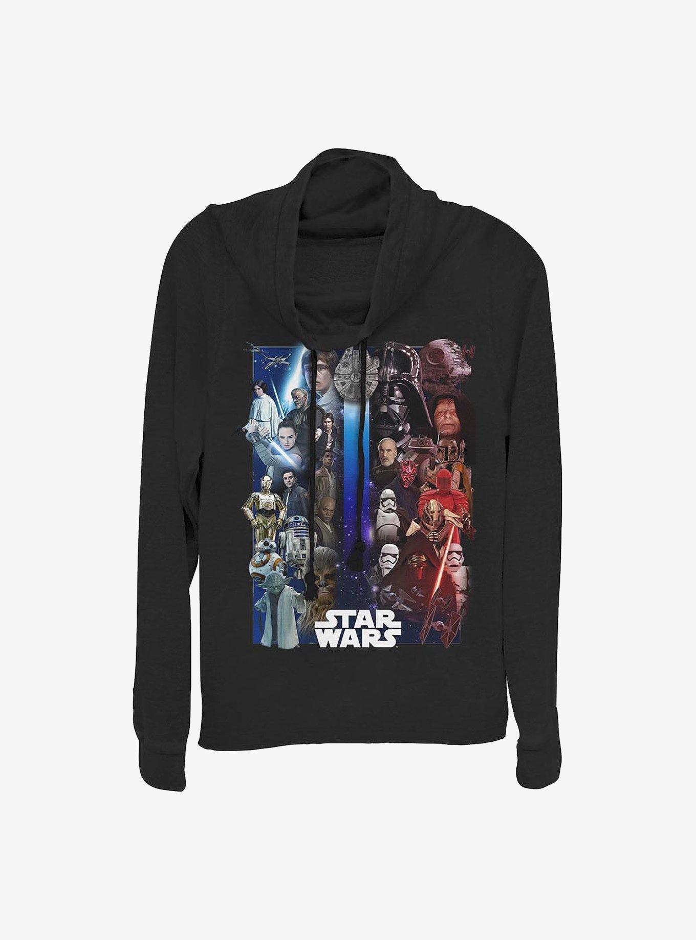 Star Wars Divided Forces Cowlneck Long-Sleeve Girls Top, , hi-res