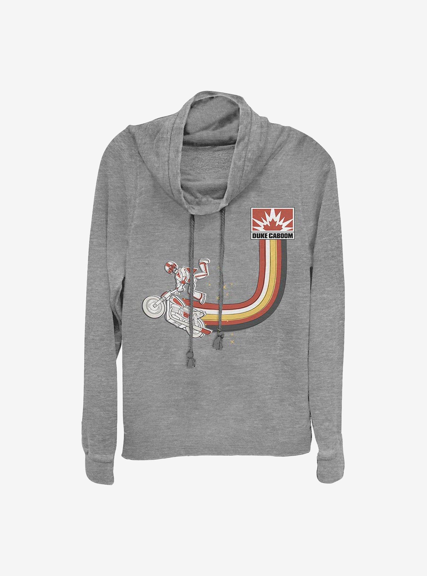 Disney Pixar Toy Story 4 Duke Caboom Cowlneck Long-Sleeve Girls Top