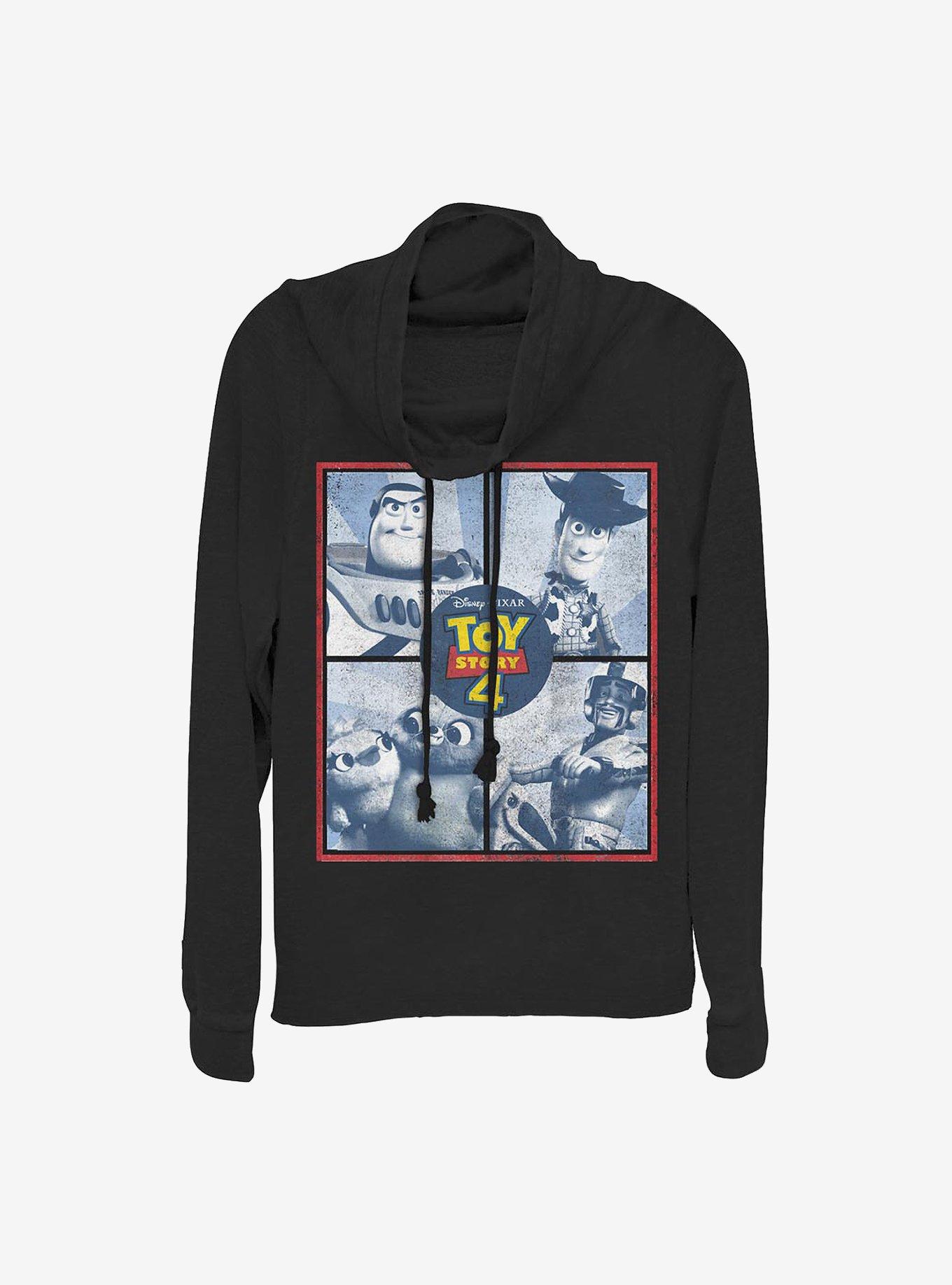 Disney Pixar Toy Story 4 Toy Crew Cowlneck Long-Sleeve Girls Top, , hi-res