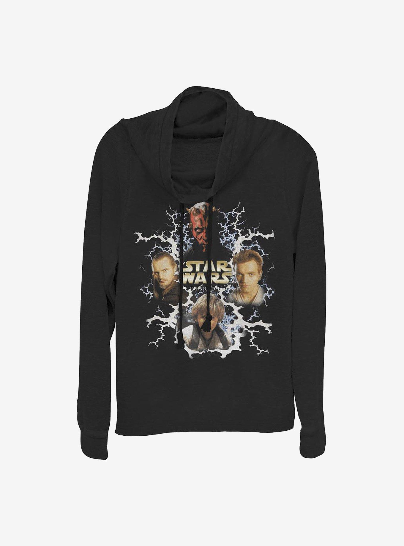 Star Wars Vintage Episode One Cowlneck Long-Sleeve Girls Top, , hi-res