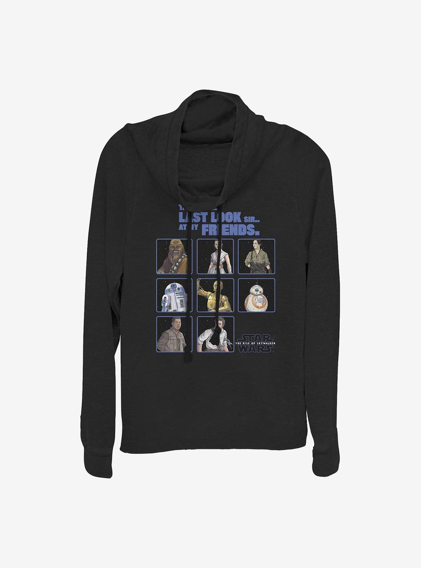 Star Wars: Episode IX The Rise Of Skywalker Boxed Friends Cowlneck Long-Sleeve Girls Top, , hi-res