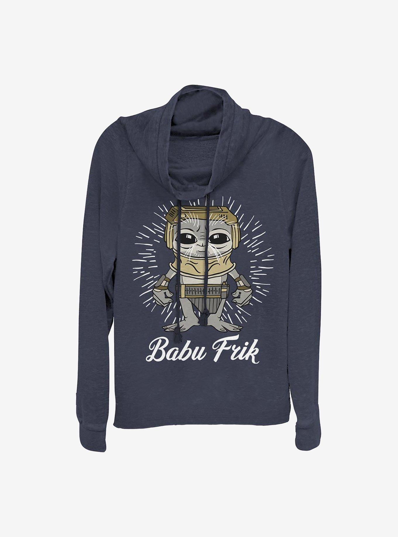 Star Wars: Episode IX The Rise Of Skywalker Babu Frik Cowlneck Long-Sleeve Girls Top, , hi-res