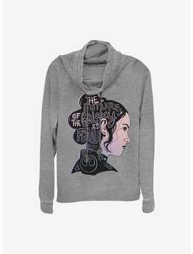 Star Wars: Episode IX The Rise Of Skywalker The Future Silhouette Cowlneck Long-Sleeve Girls Top, , hi-res