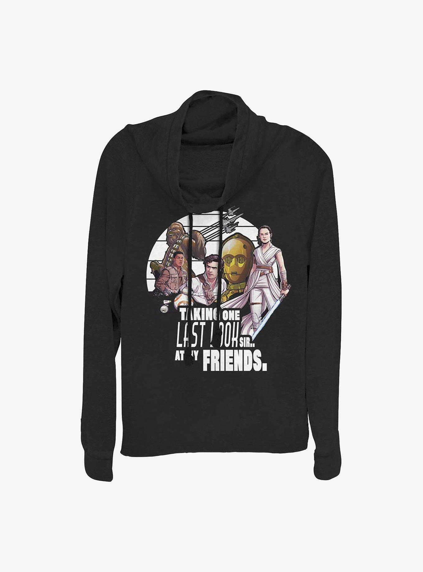 Star Wars: Episode IX The Rise Of Skywalker Last Goodbye Cowlneck Long-Sleeve Girls Top, , hi-res