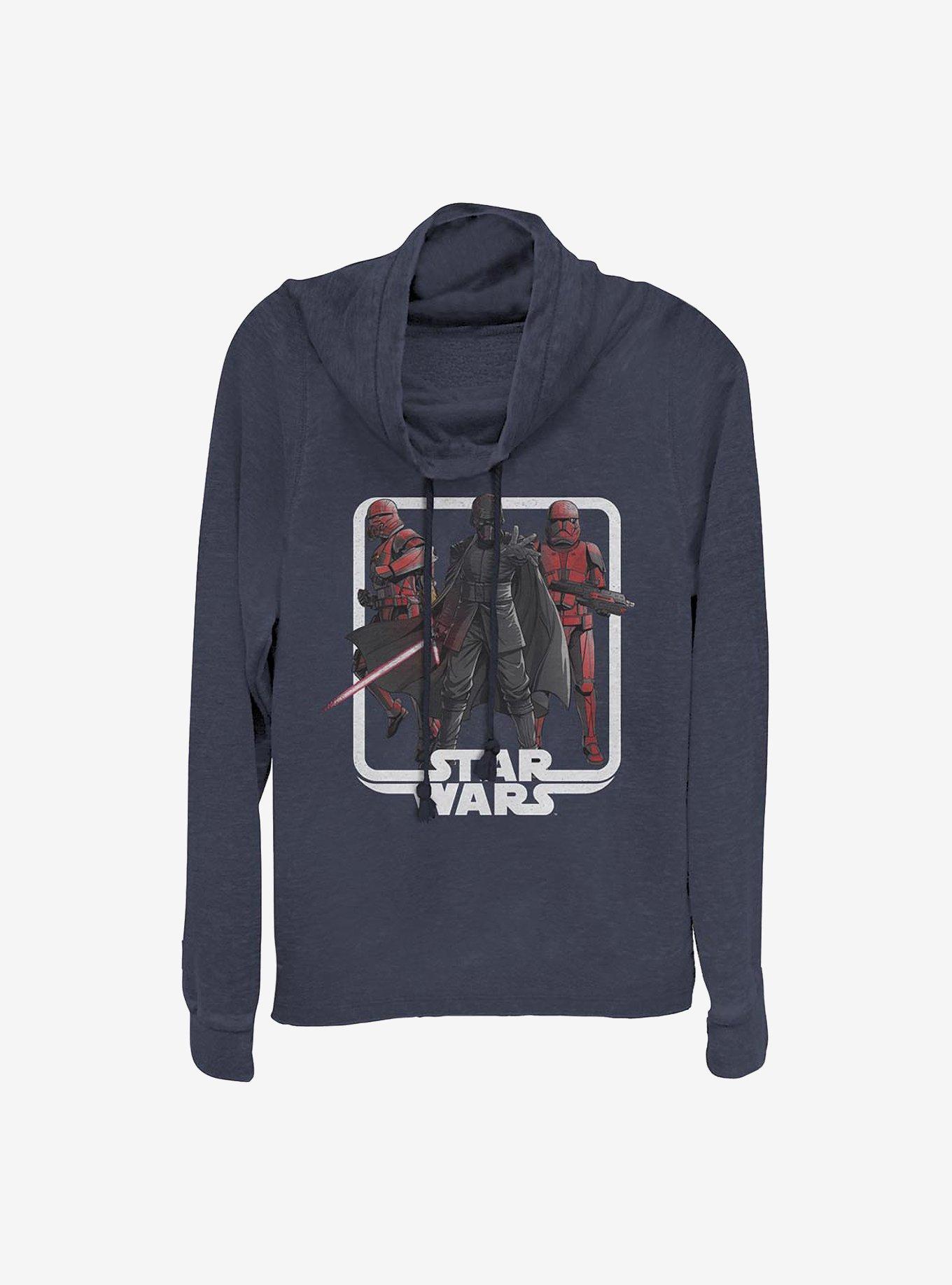 Star Wars: Episode IX The Rise Of Skywalker Vindication Cowlneck Long-Sleeve Girls Top, , hi-res