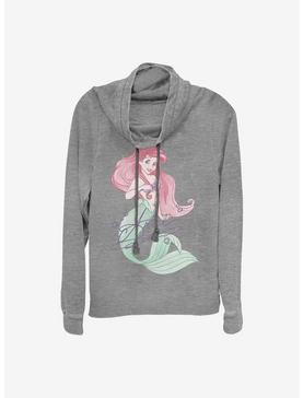 Disney The Little Mermaid Signed Ariel Cowlneck Long-Sleeve Girls Top, , hi-res