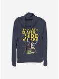 Star Wars: The Clone Wars Threat We Are Cowlneck Long-Sleeve Girls Top, NAVY, hi-res