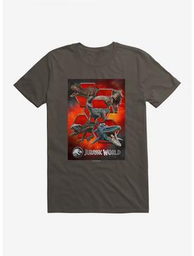 Jurassic World Poster Show T-Shirt, , hi-res