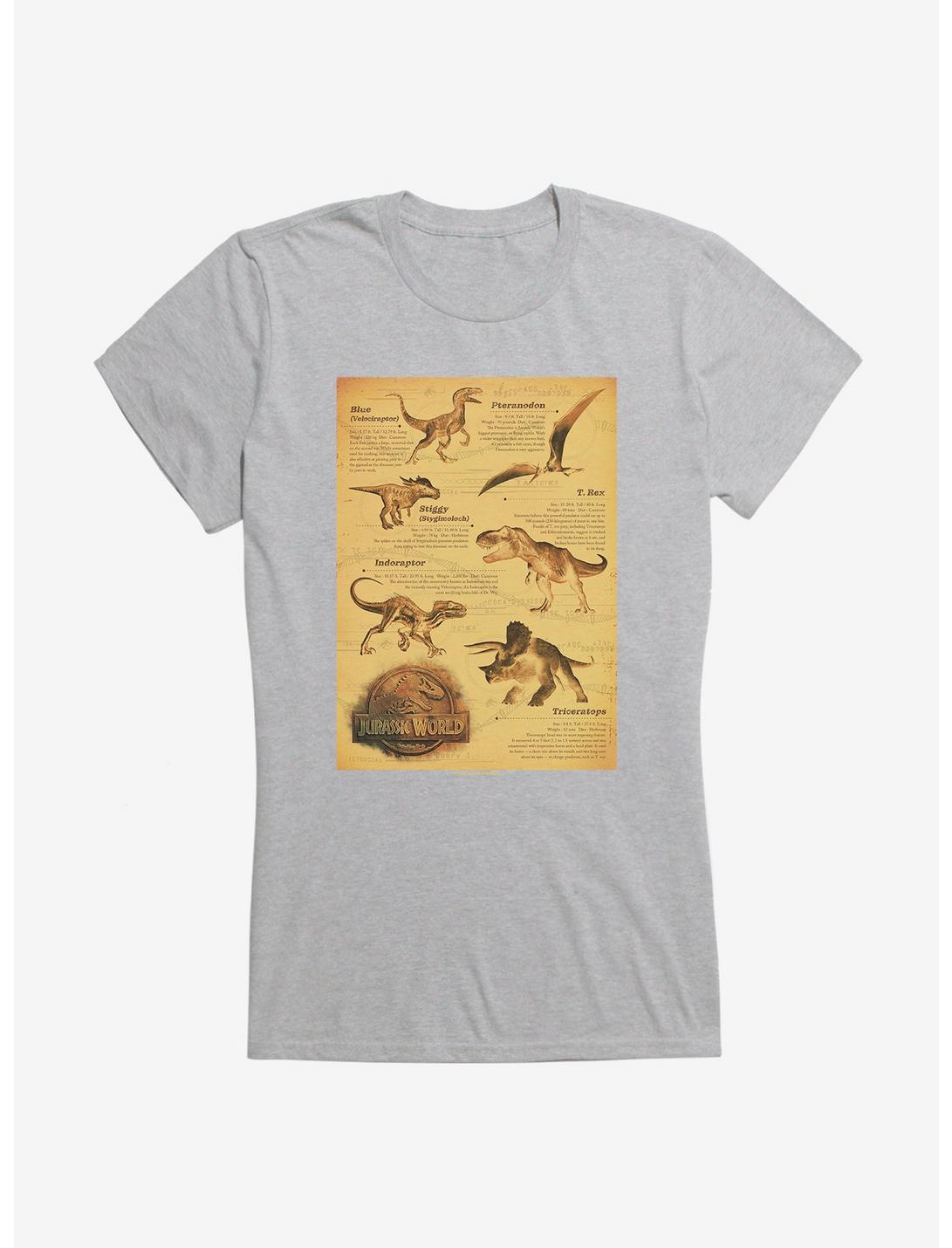 Jurassic World Dino Info Girls T-Shirt, , hi-res