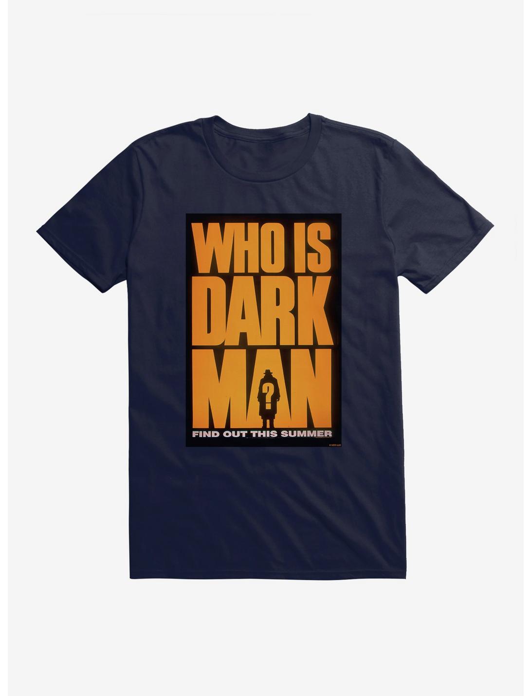 Darkman Who Is T-Shirt, NAVY, hi-res