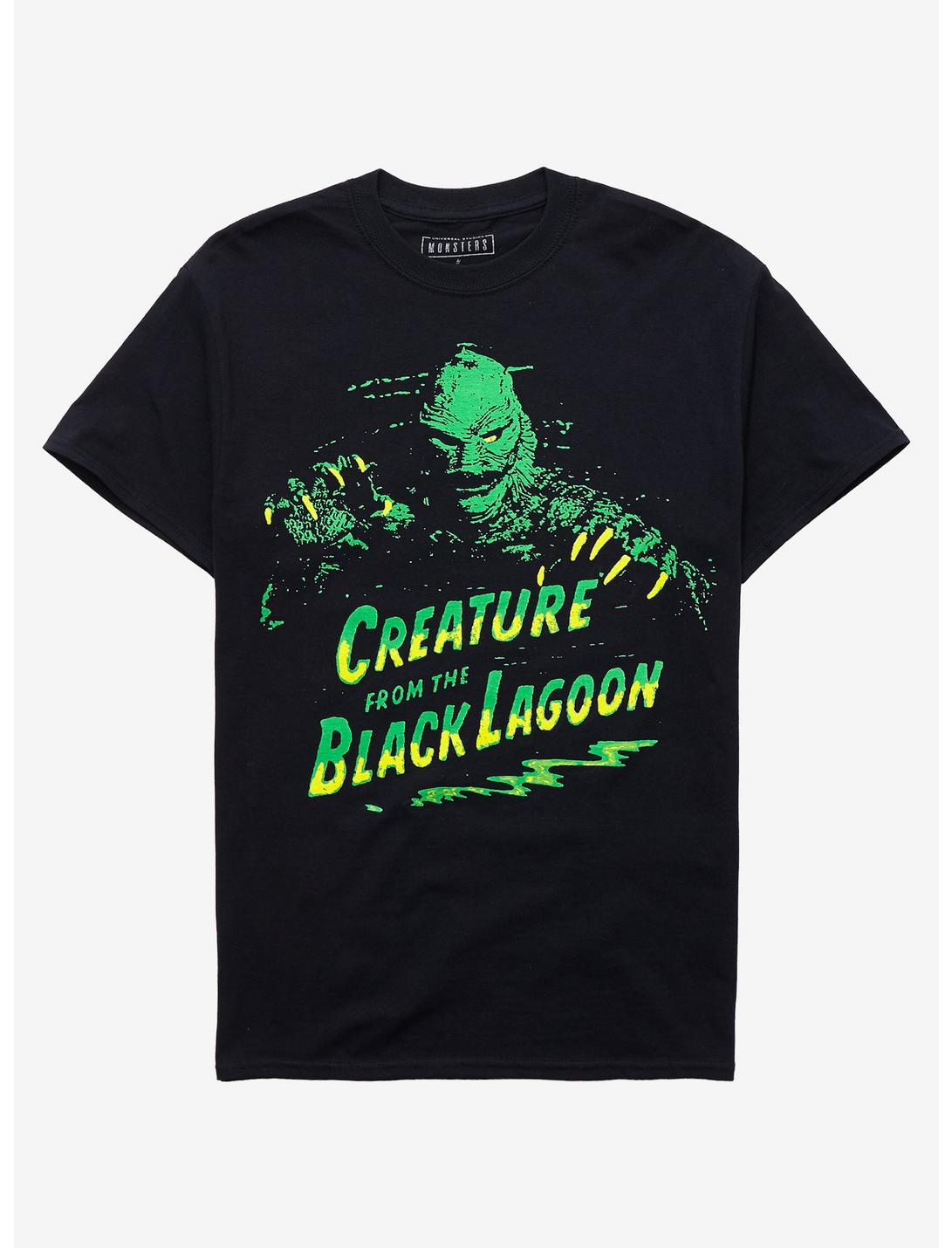 Universal Monsters Creature From The Black Lagoon Green & Yellow T ...