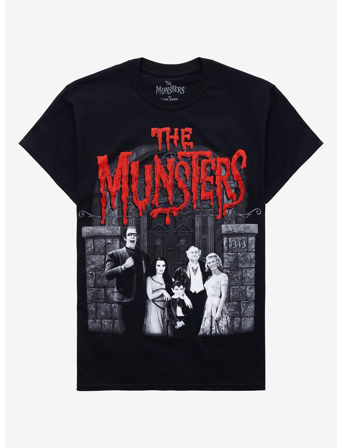 The Munsters Family Portrait T-Shirt, BLACK, hi-res