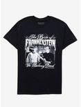 Universal Monsters Bride Of Frankenstein We Belong Dead T-Shirt, BLACK, hi-res