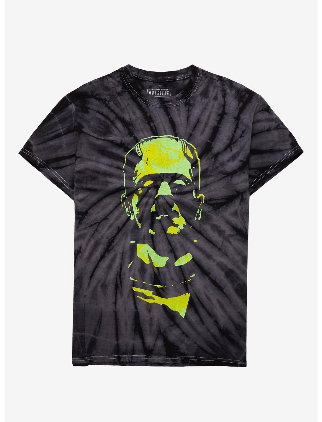 Universal Monsters Frankenstein Tie-Dye T-Shirt, BLACK, hi-res