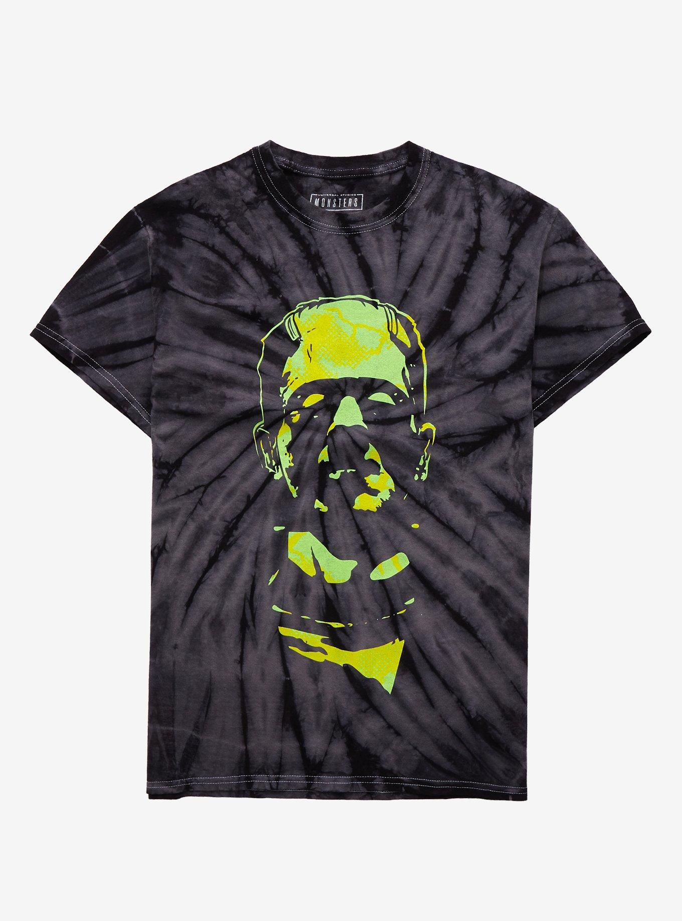 Universal Monsters Frankenstein Tie-Dye T-Shirt, BLACK, hi-res