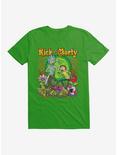 Rick And Morty Noveau T-Shirt, GREEN APPLE, hi-res