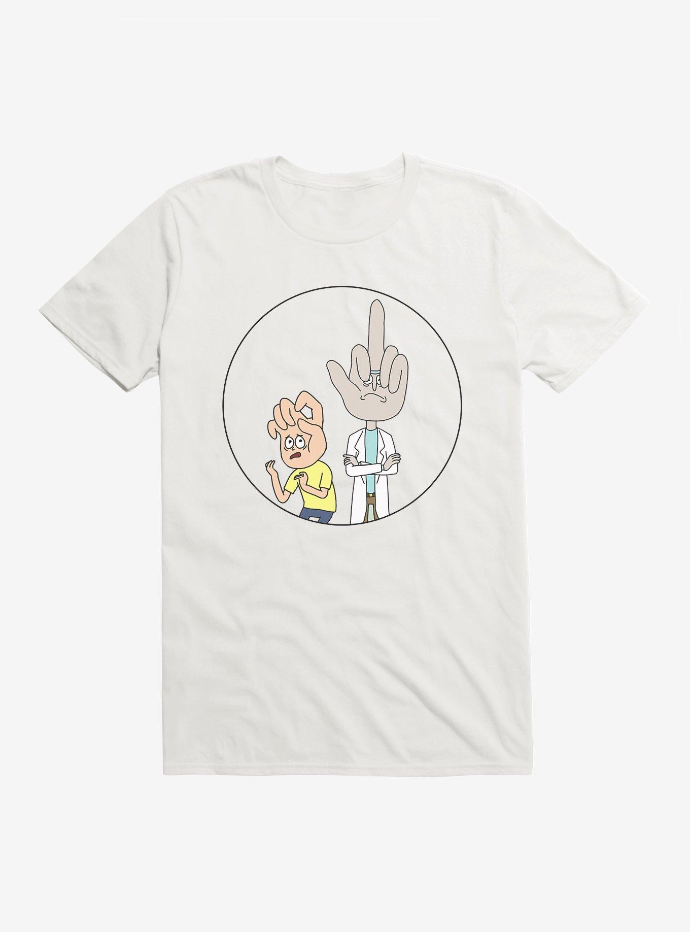 Rick And Morty Give Them A Hand T-Shirt, , hi-res