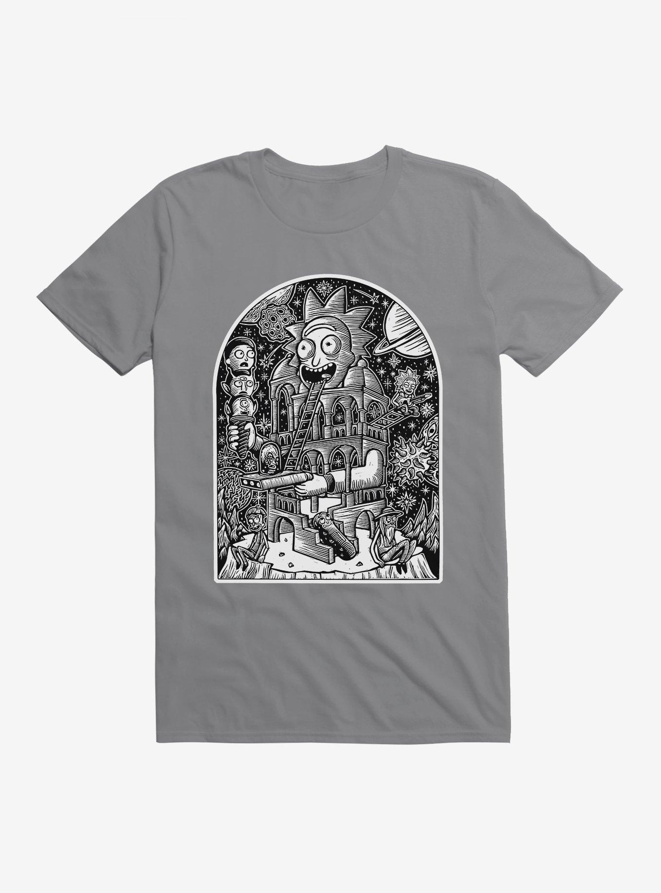 Rick And Morty Temple Of Rick T-Shirt, , hi-res