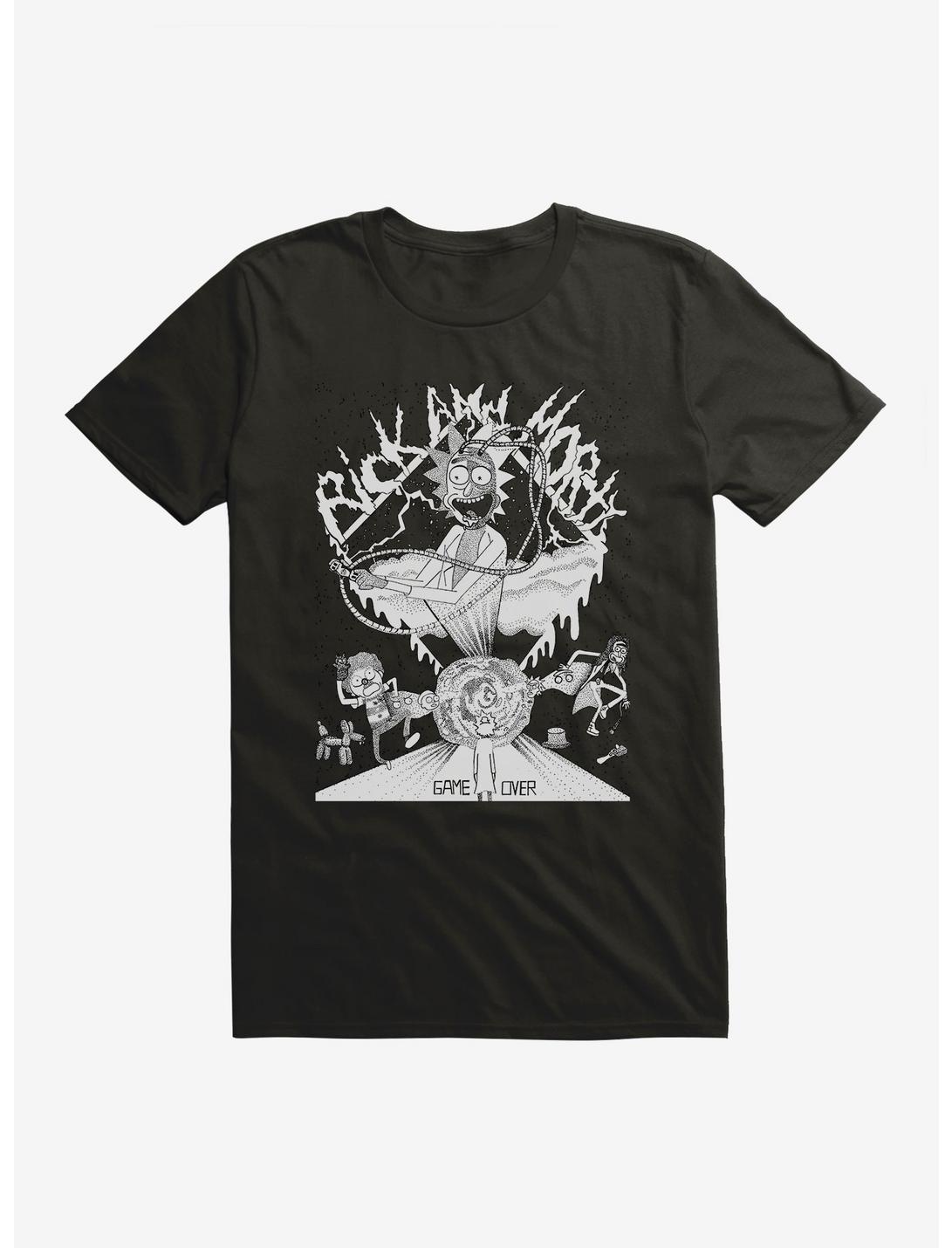 Rick And Morty Rick Got Played T-Shirt, BLACK, hi-res