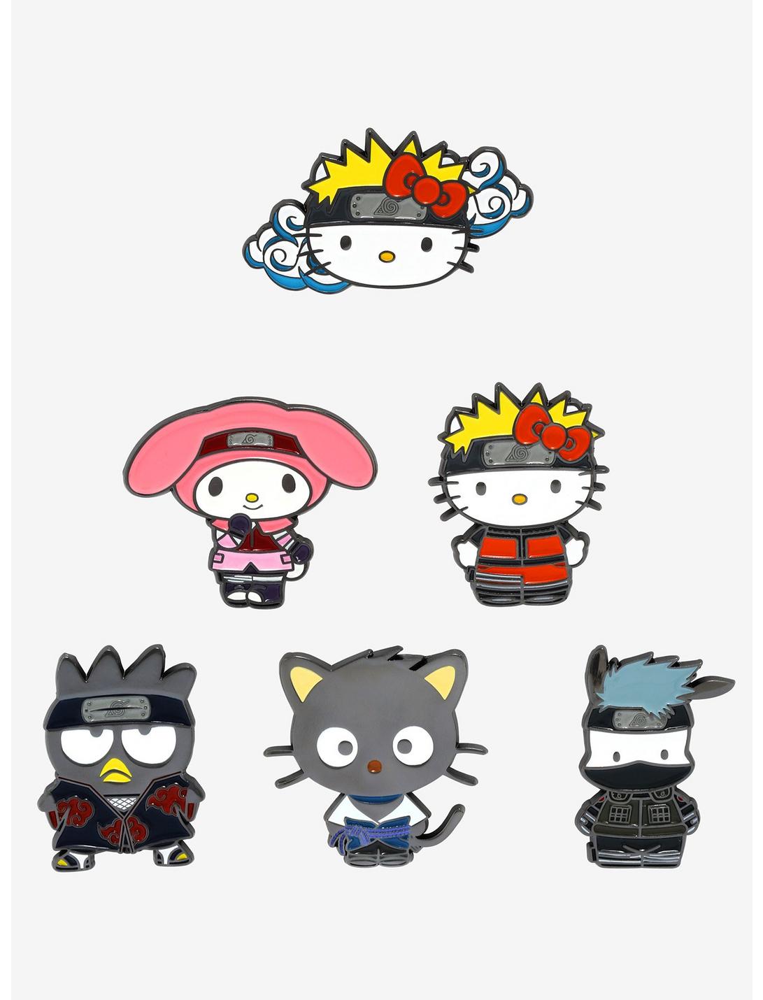 Naruto Shippuden x Hello Kitty and Friends Blind Box Enamel Pin - BoxLunch Exclusive, , hi-res
