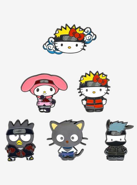 Hello Kitty X Narutu Shippuden Buddle Naruto Shippuden x Hello Kitty And Friends Fuzzy Blanket  main image 2