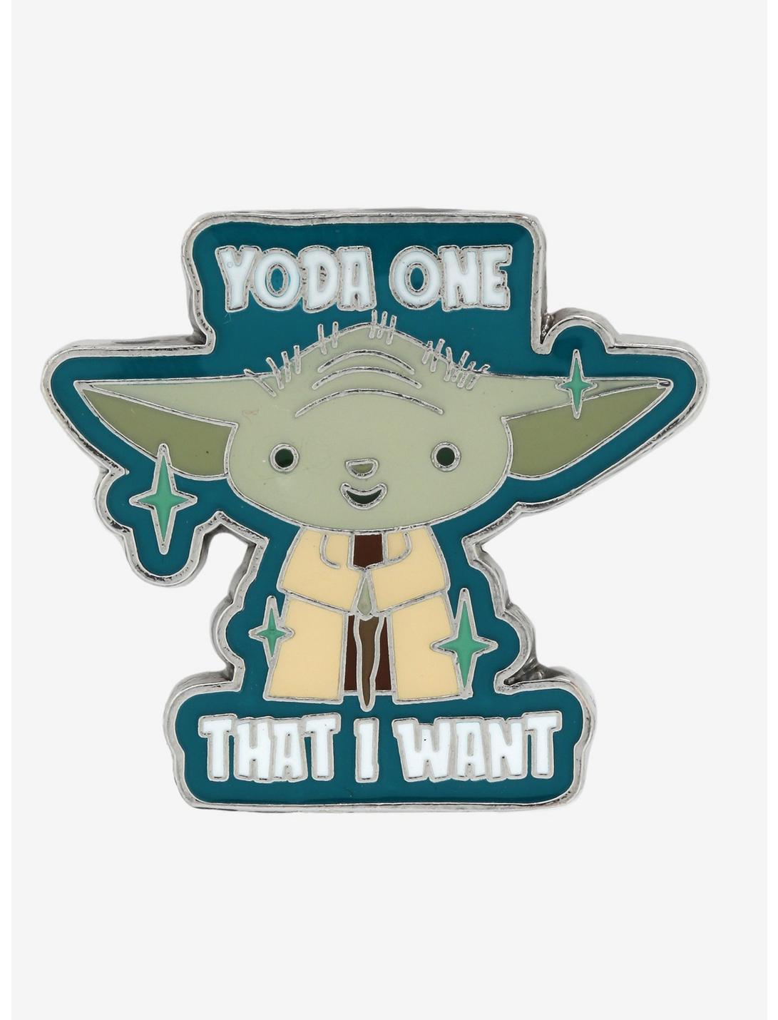 Loungefly Star Wars Yoda One Enamel Pin - BoxLunch Exclusive, , hi-res