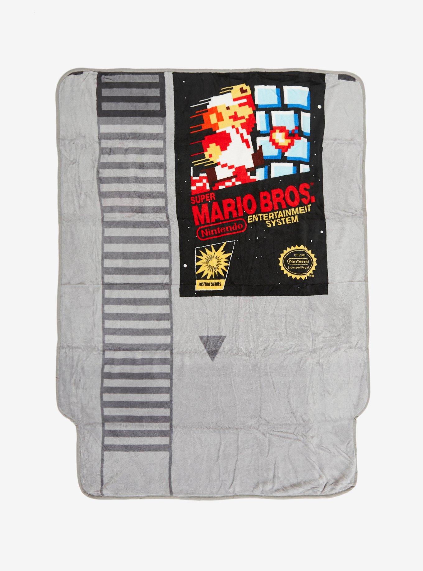 Super Mario Bros. NES Cartridge-Shaped Throw Blanket, , hi-res