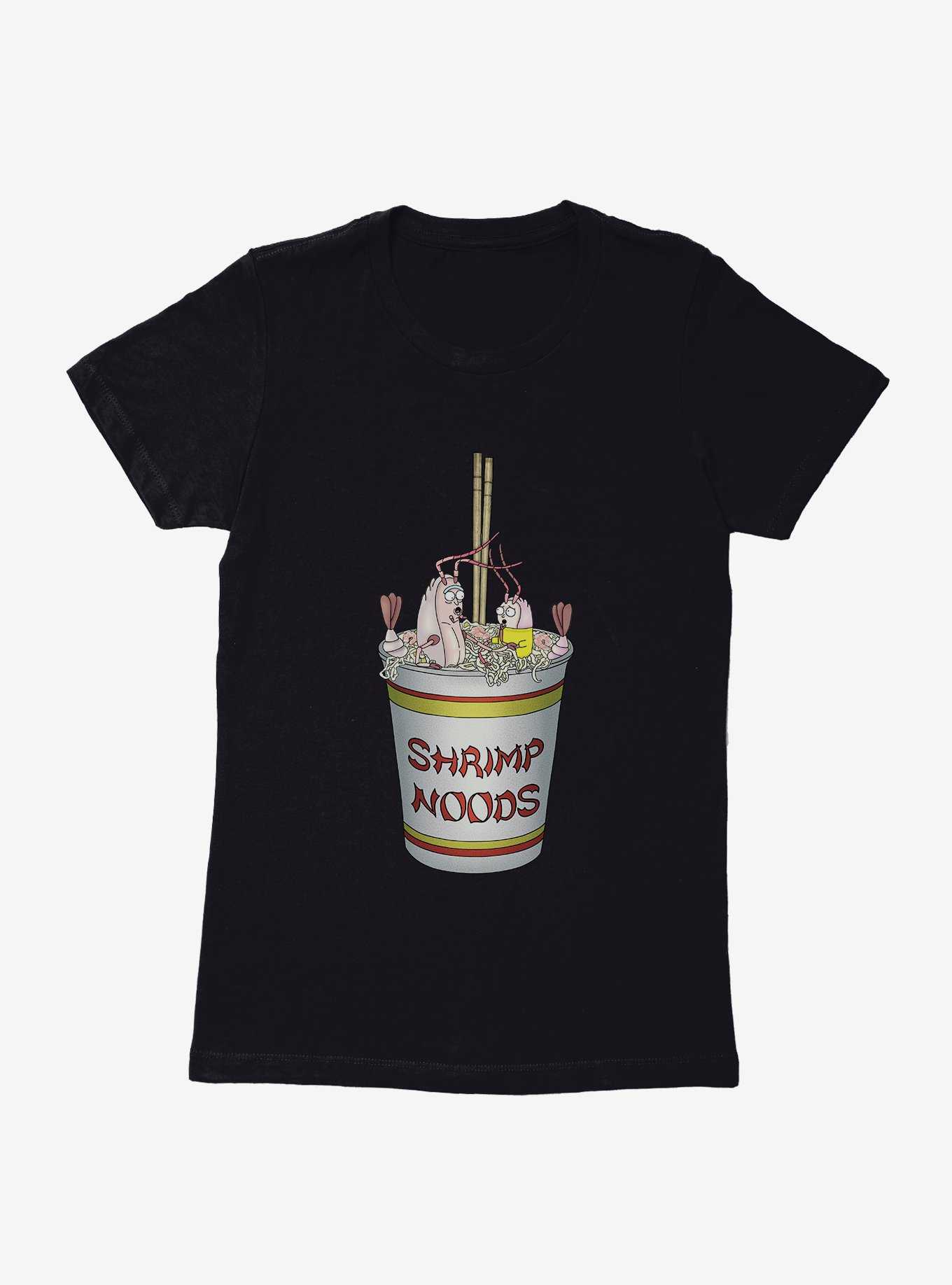 Rick And Morty Shrimp Noods Womens T-Shirt, , hi-res