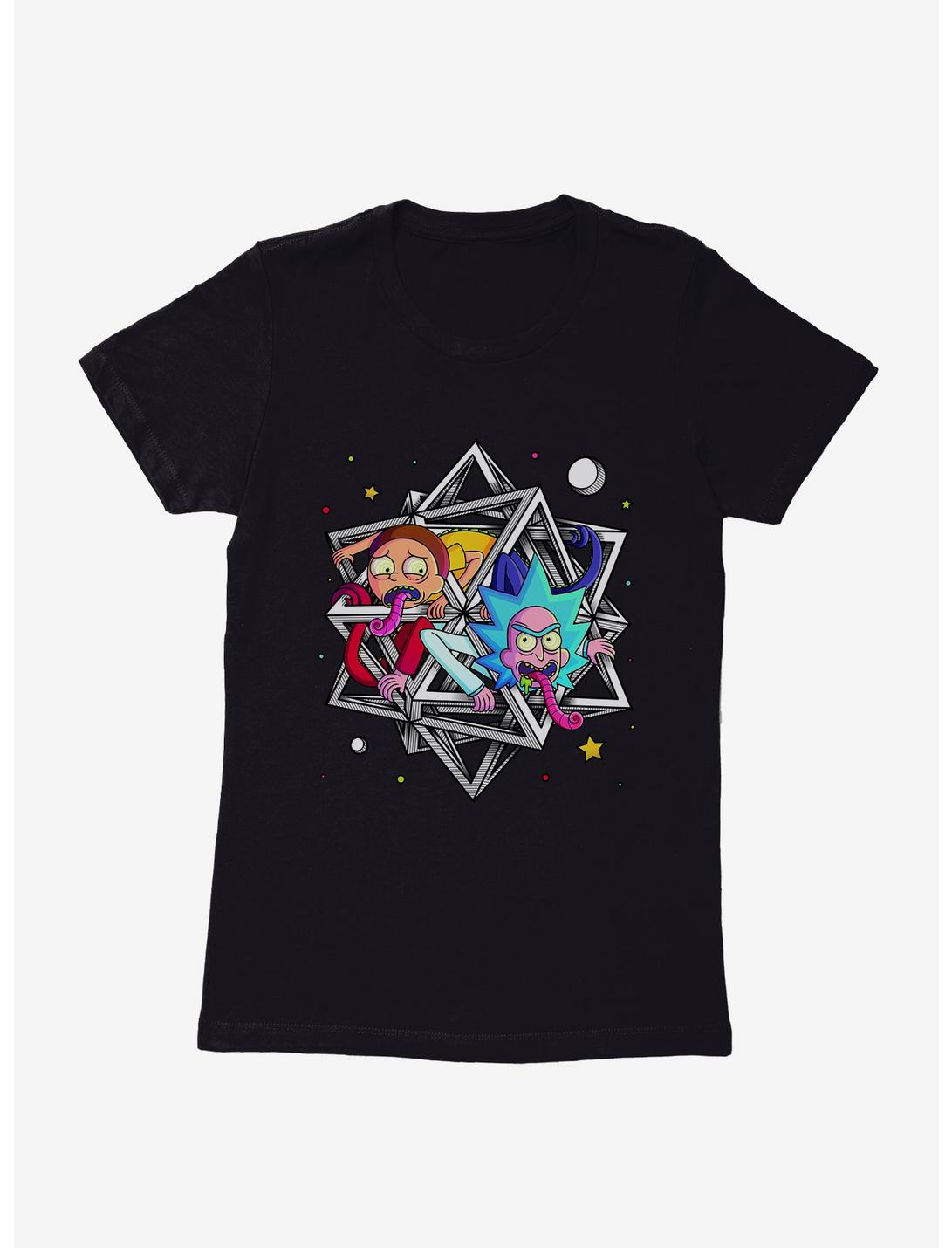 Rick And Morty Polyhedream Womens T-Shirt, BLACK, hi-res
