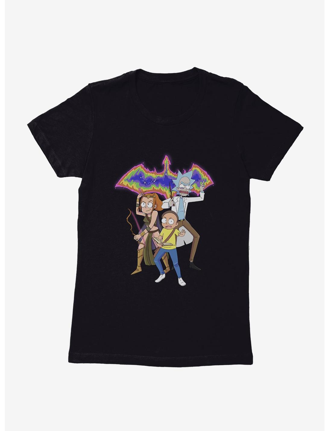 Plus Size Rick And Morty Sl*t Dragon Squad Womens T-Shirt, , hi-res